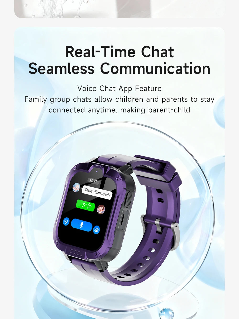FIDI – Montre Connectée Enfant 4G GPS avec Vidéo-Appel & SOS