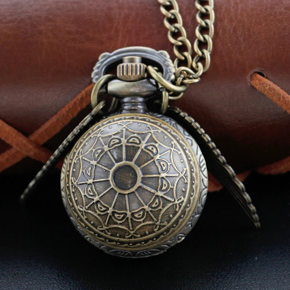Vintage Quartz Pocket Watch – Golden Snitch