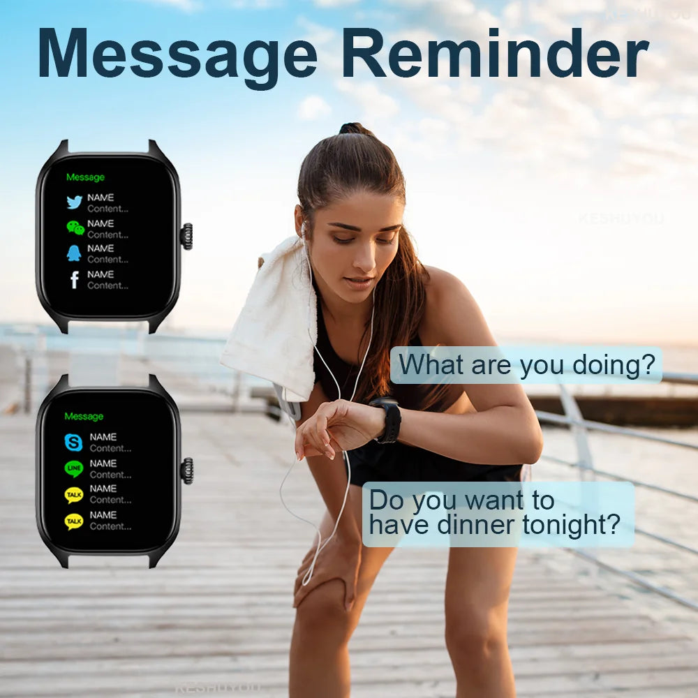 LAXASFIT H9 Pro Max – Montre Connectée Intelligente
