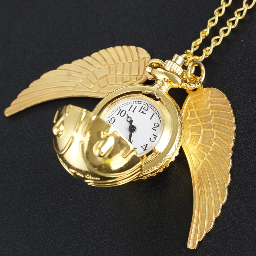 Vintage Quartz Pocket Watch – Golden Snitch