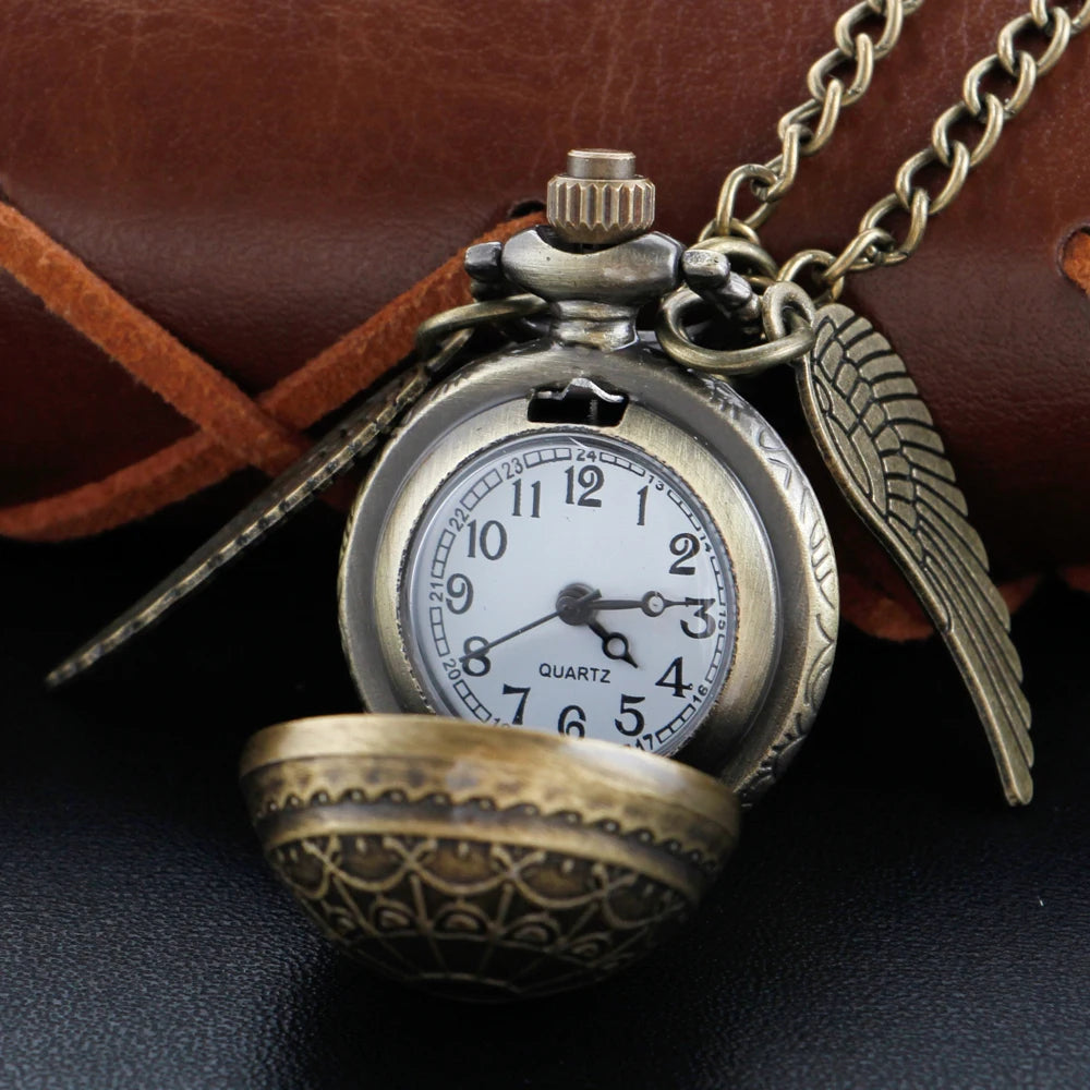 Vintage Quartz Pocket Watch – Golden Snitch