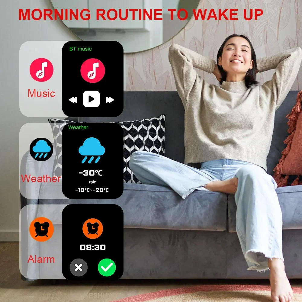 LAXASFIT H9 Pro Max – Montre Connectée Intelligente