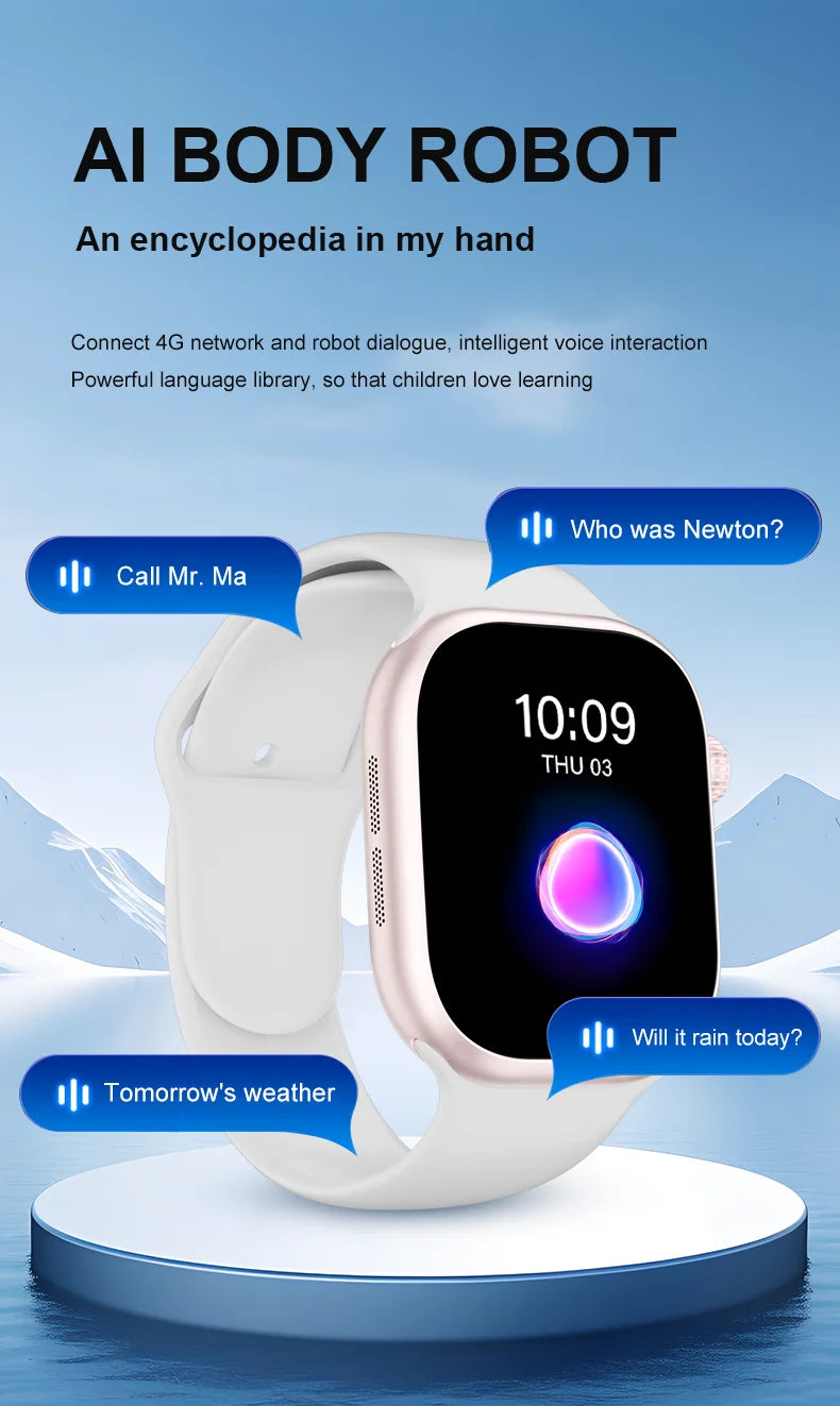 Zestbolt VP39 – Smartwatch 4G Android 12 avec Carte SIM & GPS