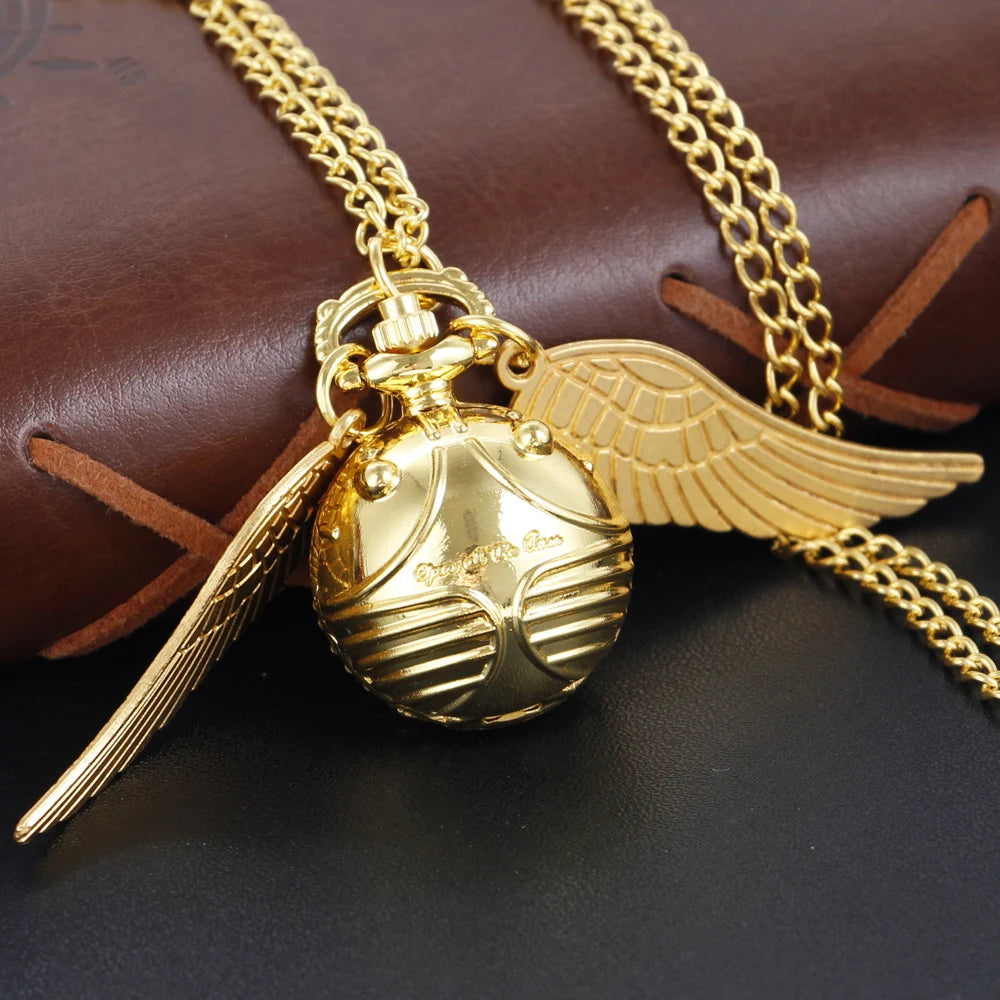 Vintage Quartz Pocket Watch – Golden Snitch