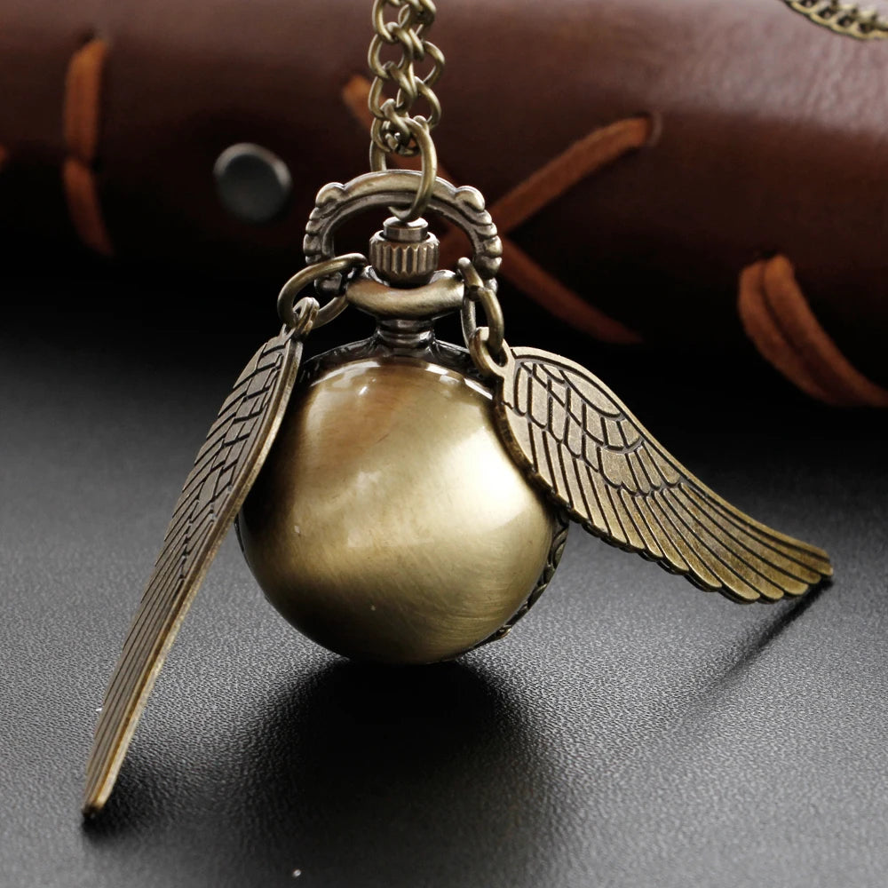 Vintage Quartz Pocket Watch – Golden Snitch