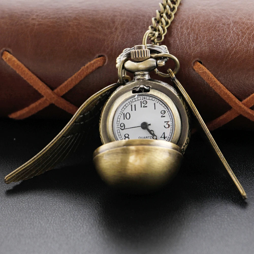 Vintage Quartz Pocket Watch – Golden Snitch