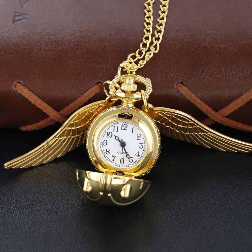 Vintage Quartz Pocket Watch – Golden Snitch