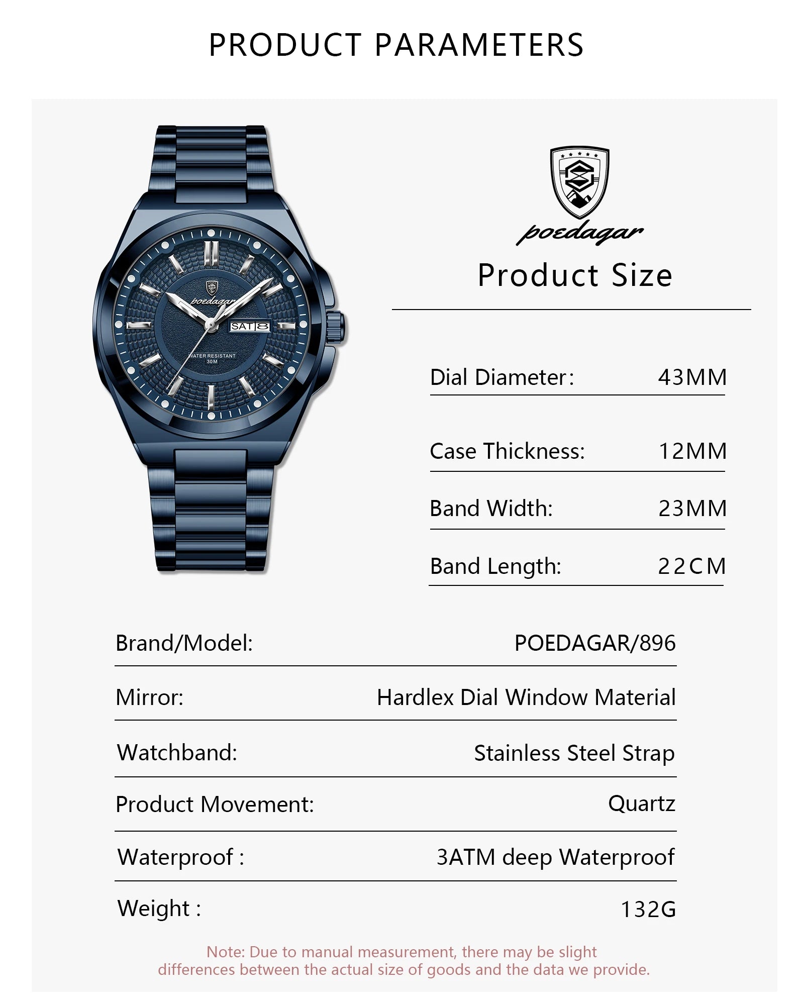 Montre POEDAGAR 896