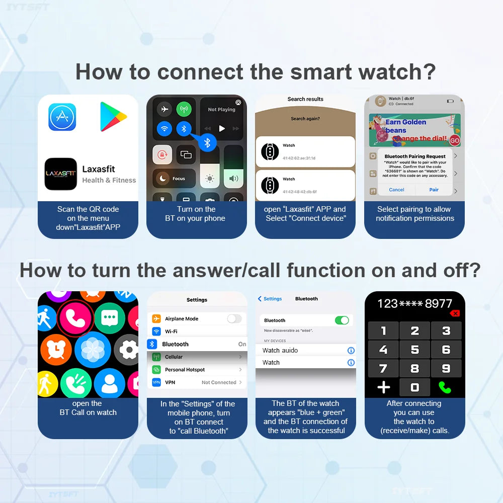 LAXASFIT H9 Pro Max – Montre Connectée Intelligente
