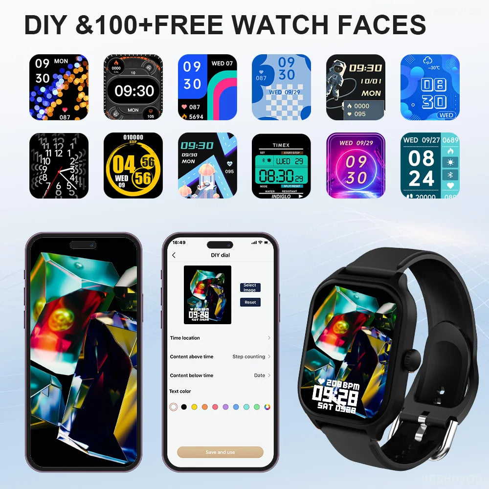 LAXASFIT H9 Pro Max – Montre Connectée Intelligente