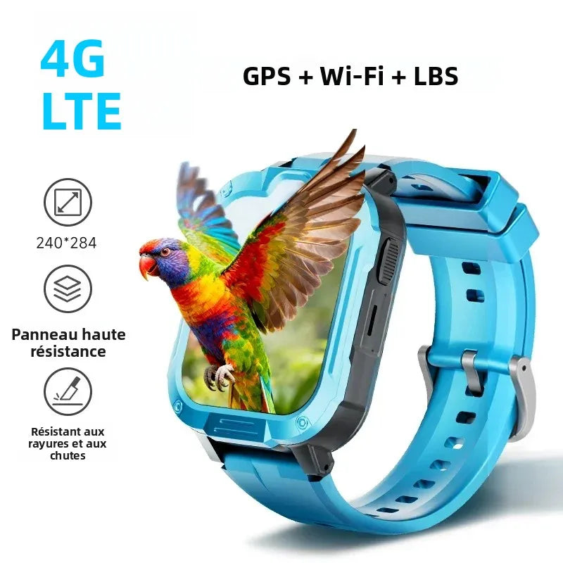 FIDI – Montre Connectée Enfant 4G GPS avec Vidéo-Appel & SOS