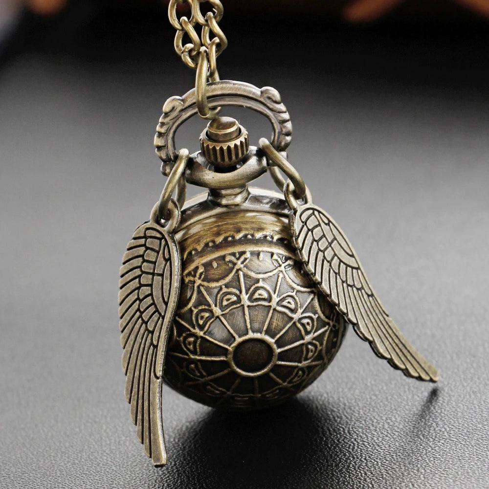 Vintage Quartz Pocket Watch – Golden Snitch