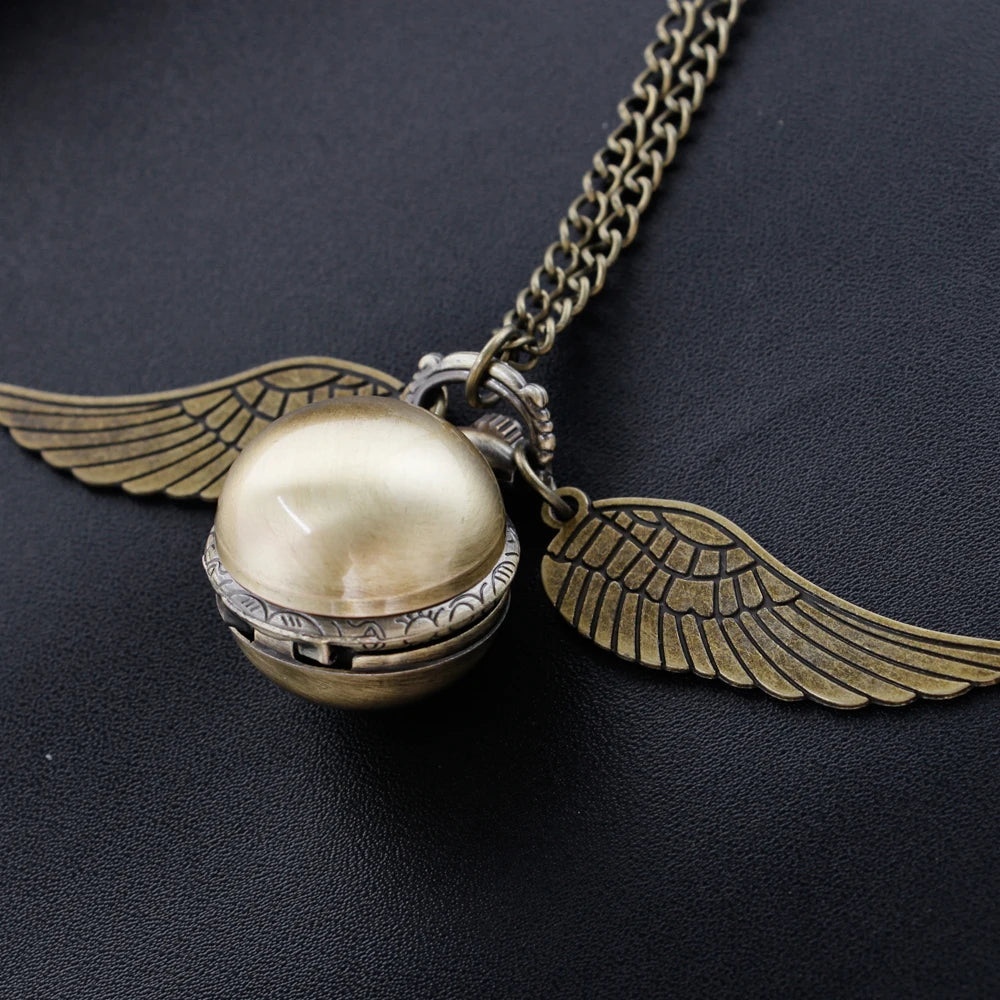 Vintage Quartz Pocket Watch – Golden Snitch