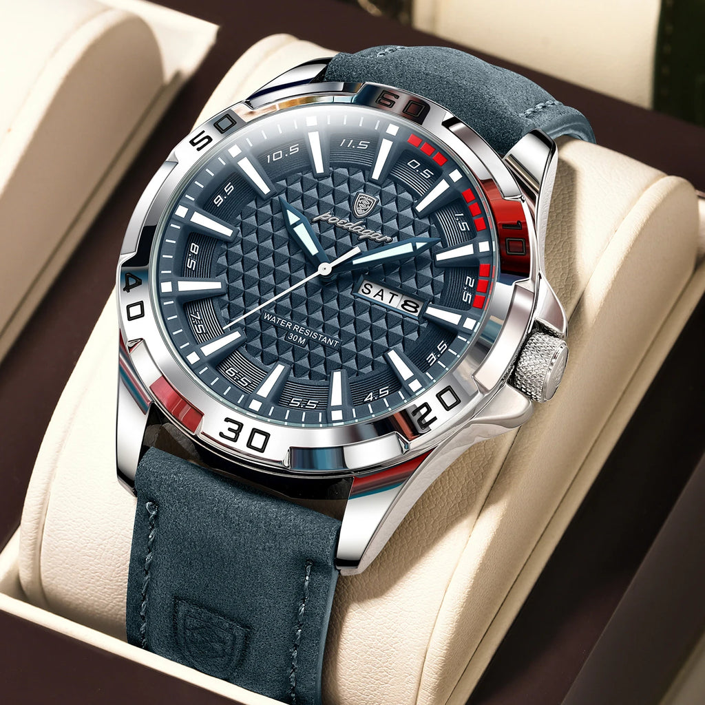 POEDAGAR Watch 895 – Timeless Elegance & Steel Robustness