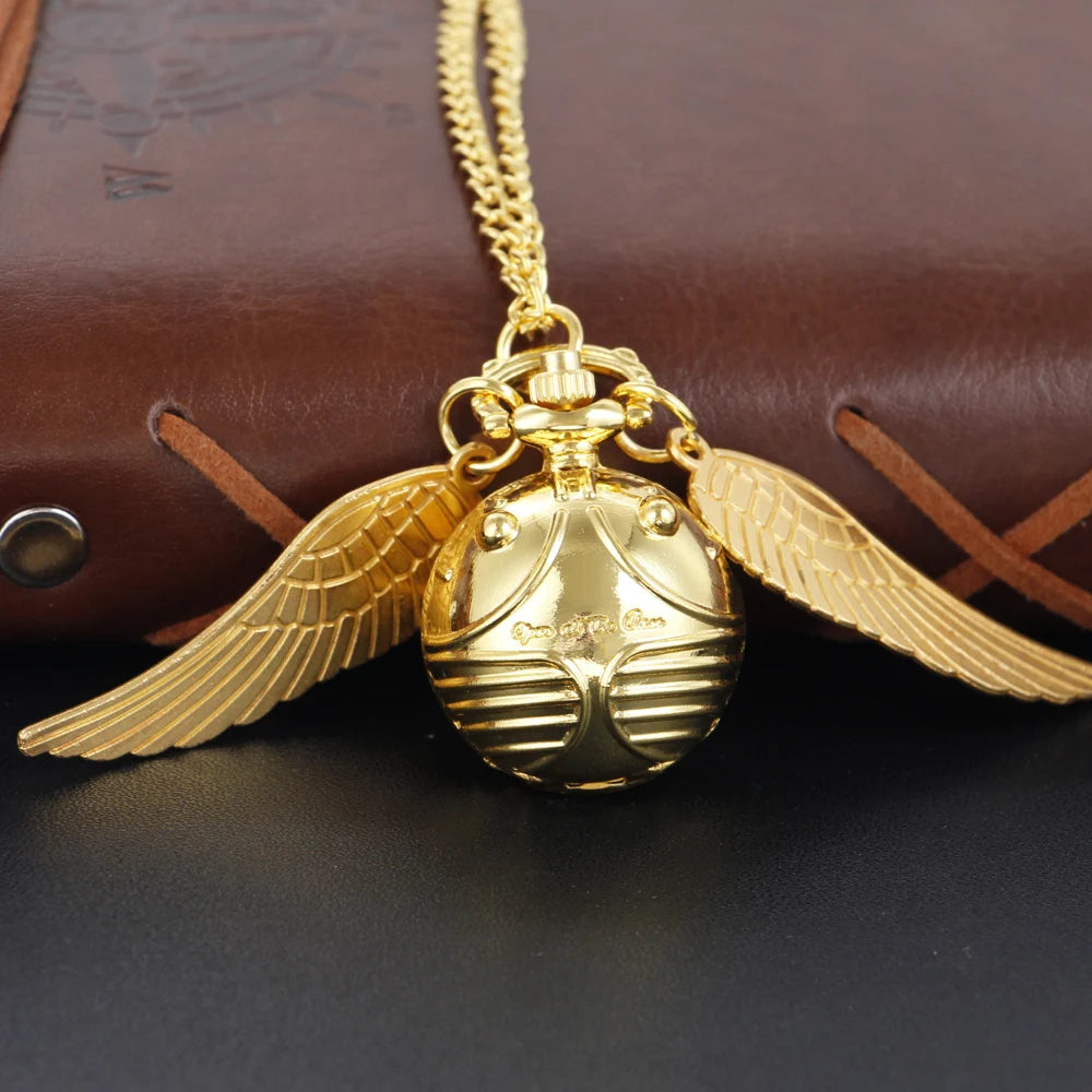 Vintage Quartz Pocket Watch – Golden Snitch
