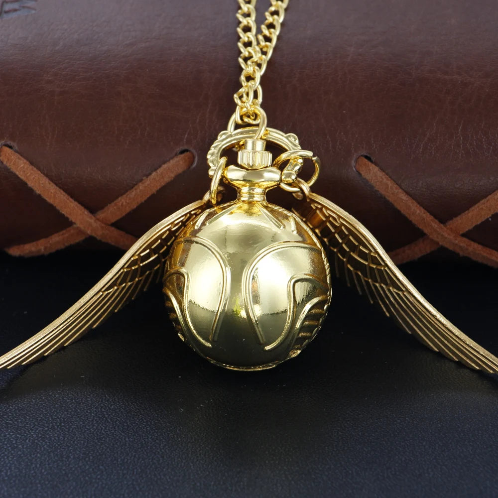 Vintage Quartz Pocket Watch – Golden Snitch