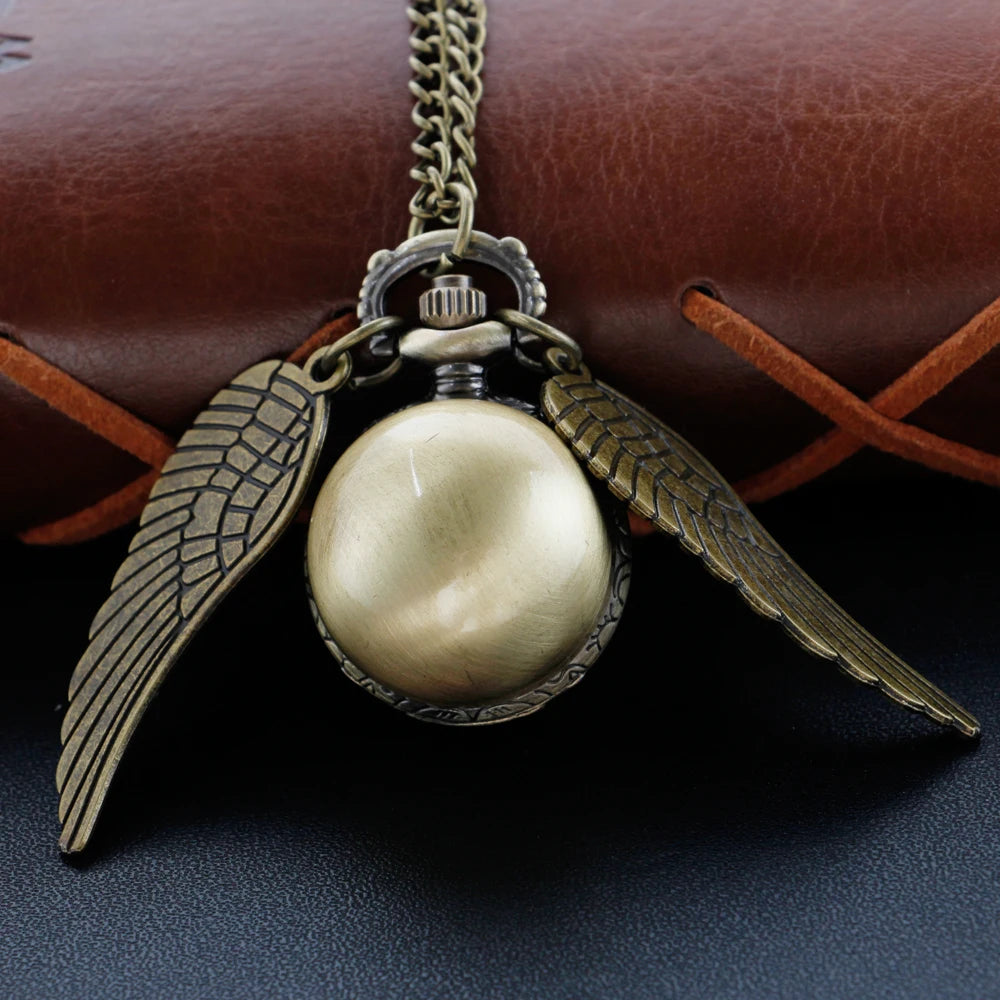 Vintage Quartz Pocket Watch – Golden Snitch